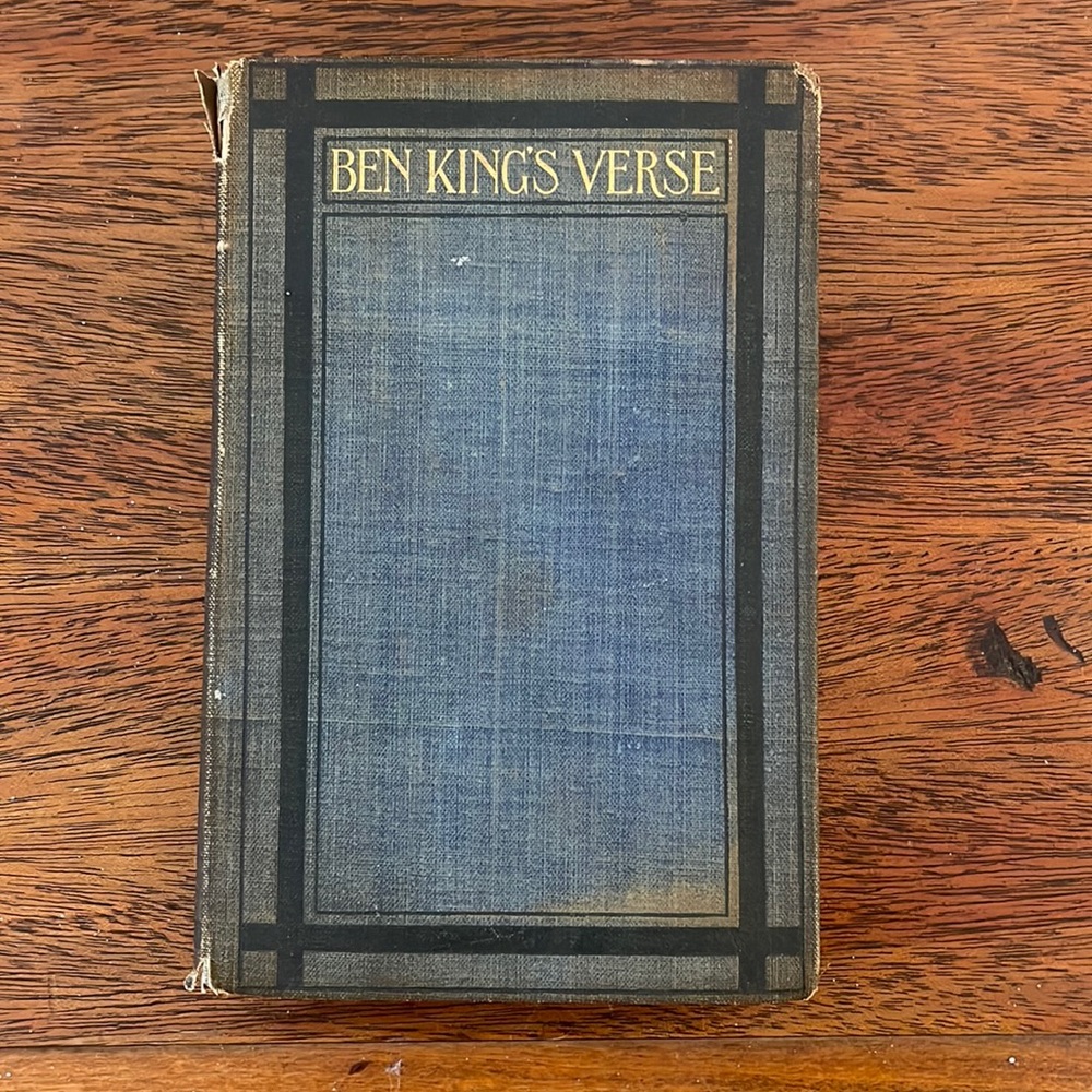 Ben’s King Verse writings of Benjamin Franklin edited by Nixon Waterman 1901